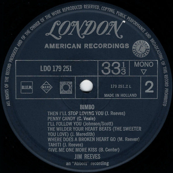 Jim Reeves - Bimbo (LP) 49448