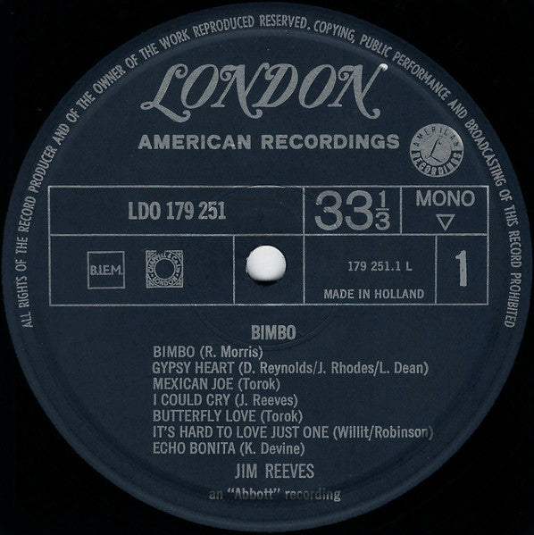 Jim Reeves - Bimbo (LP) 49448