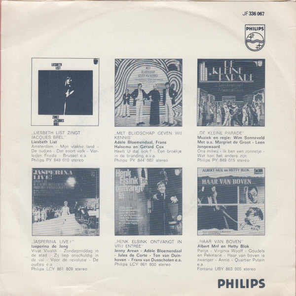 Liesbeth List - Brussel 36154 Vinyl Singles Vinyl Goed / Hoes Goed