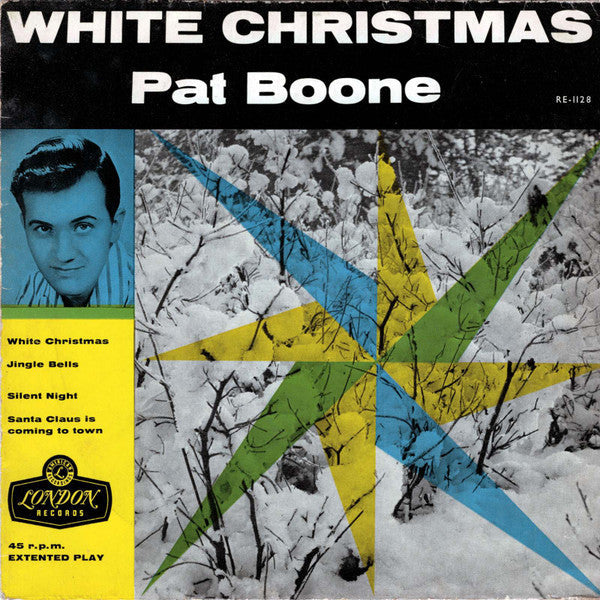 Pat Boone - White Christmas 12963 Vinyl Singles EP Vinyl Goed / Hoes Goed