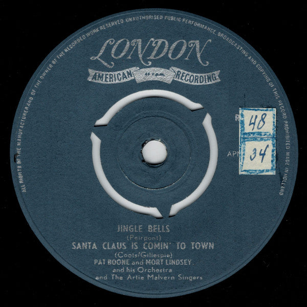 Pat Boone - White Christmas 12963 Vinyl Singles EP Vinyl Goed / Hoes Goed