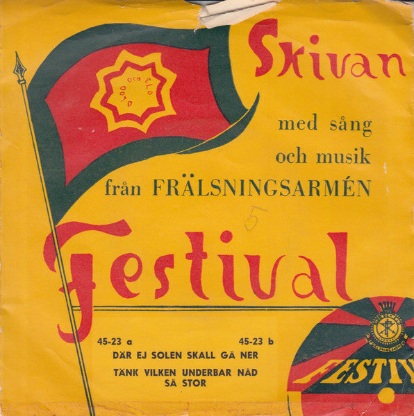 Frälsningsarméns - Skivan Med Sång Och Musik Från Frälsningsarmén Festival 33320
