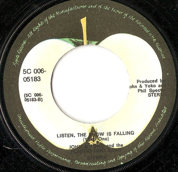 John & Yoko / The Plastic Ono Band With The Harlem Community Choir - Happy Xmas (War Is Over) 02180 Vinyl Singles Vinyl Goed / Hoes Generic