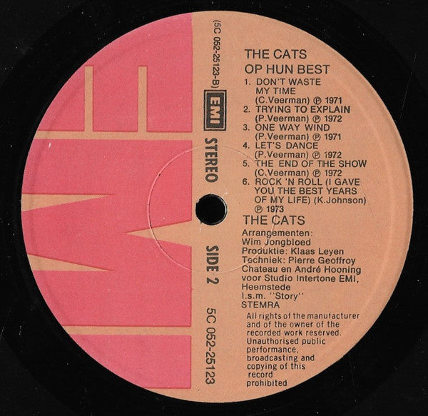 Cats - Story Presenteert The Cats Op Hun Best (LP) 46177 Vinyl LP Vinyl Goed / Hoes Goed