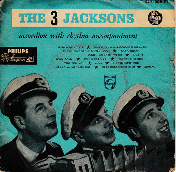 3 Jacksons - Accordion With Rhythm Accompaniment 34473 Vinyl Singles EP Vinyl Goed / Hoes Goed