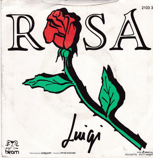Luigi Verderame - Rosa 21567 Vinyl Singles Vinyl Goed / Hoes Goed