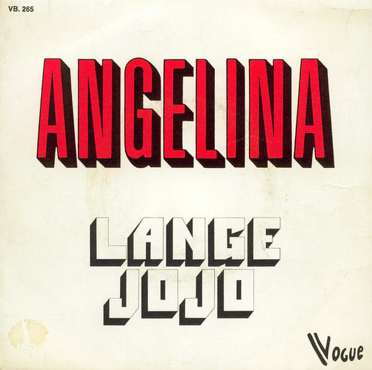 Lange Jojo - Angelina 24556 Vinyl Singles Vinyl Goed / Hoes Goed