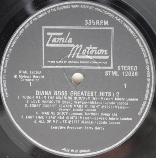 Diana Ross – Diana Ross' Greatest Hits (LP) 46636