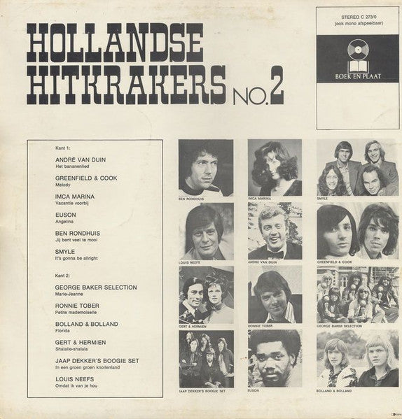 Various - Hollandse Hit Krakers No. 2 (LP) 51318 Vinyl LP Vinyl Goed / Hoes Goed