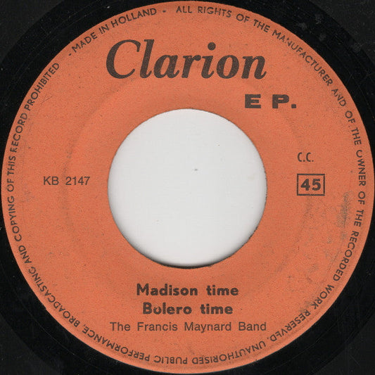 Francis Maynard Band - Madison Time 15790 Vinyl Singles EP Vinyl Goed / Hoes Goed
