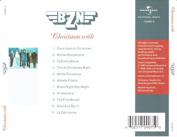 BZN - Christmas With (CD) 70693 Compact Disc Goede Staat