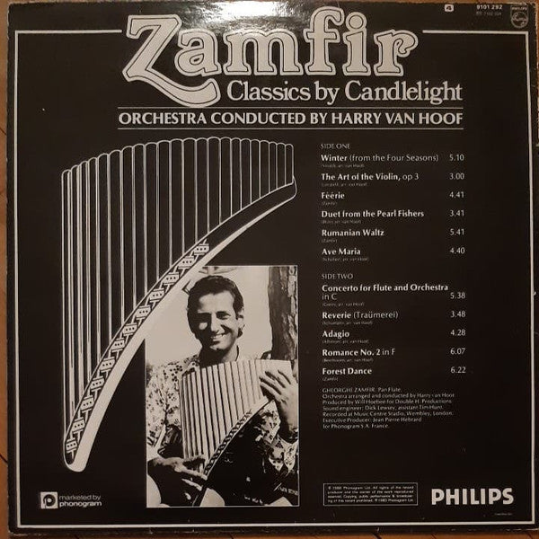 Zamfir / van Hoof Orchestra - Classics By Candlelight (LP) 46120 Vinyl LP Vinyl Goed / Hoes Goed