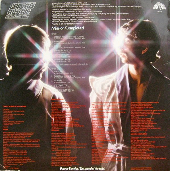Future World Orchestra - Mission Completed (LP) Vinyl LP Media VG+ / Sleeve Zie Foto "VINYLSINGLES.NL"