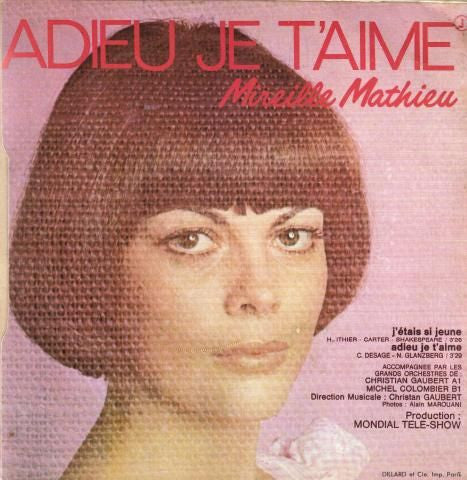 Mireille Mathieu - J'etais Si Jeune 29818 Vinyl Singles Vinyl Goed / Hoes Goed