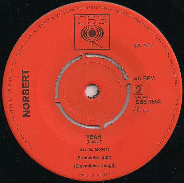 Paul Severs / Norbert - Every Person / Yeah 23922