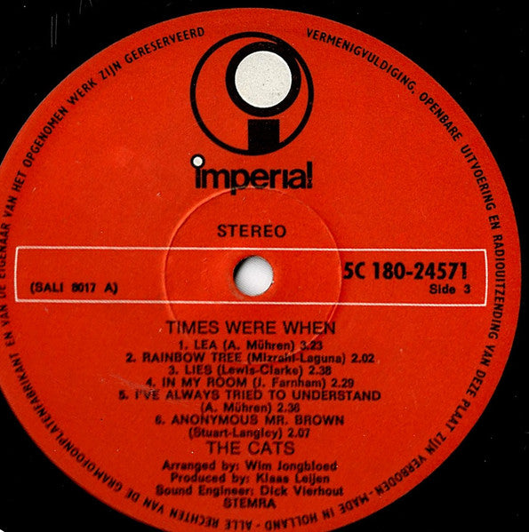 Cats - Times Were When (LP) 49624