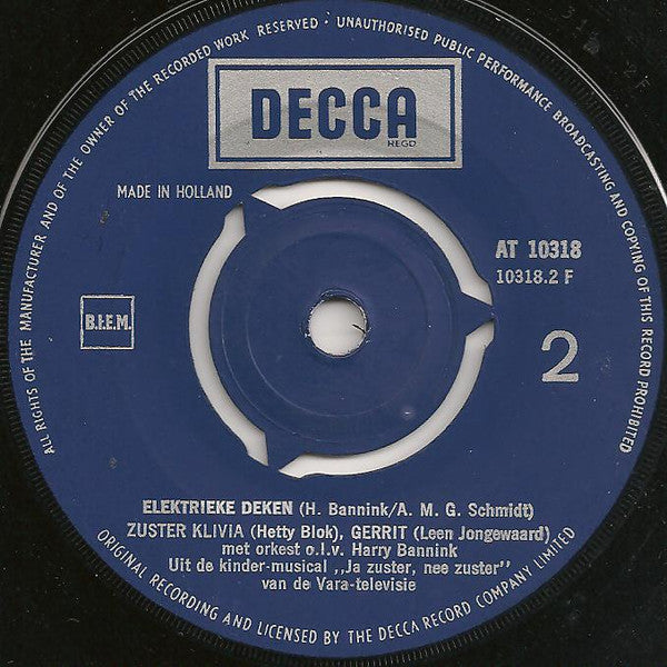 Wim Sonneveld, Leen Jongewaard - In Een Rijtuigje 29527 Vinyl Singles Vinyl Goed / Hoes Goed