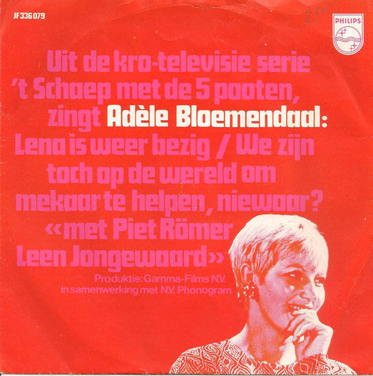 Adele Bloemendaal - Lena Is Weer Bezig 25659 Vinyl Singles Vinyl Goed / Hoes Goed