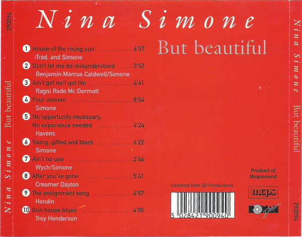 Nina Simone - But Beautiful (CD) Compact Disc Vinyl Goed / Hoes Goed