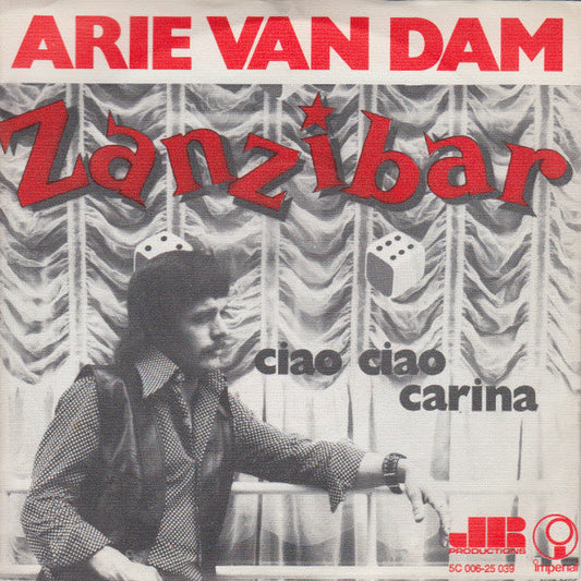 Arie van Dam - Zanzibar 34239 Vinyl Singles Vinyl Goed / Hoes Goed