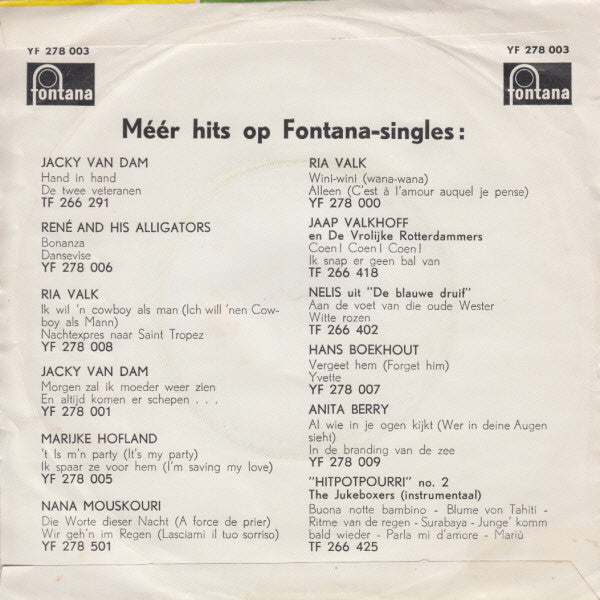 Jacky van Dam - Sjaan 29040 Vinyl Singles Vinyl Goed / Hoes Goed