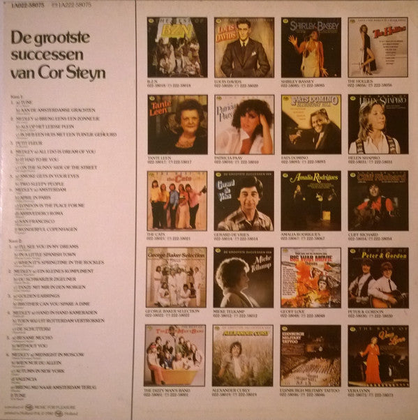 Cor Steyn - De Grooste Successen Van Cor Steyn (LP) Vinyl LP Vinyl Zeer Goed / Hoesje Goed "VINYLSINGLES.NL"