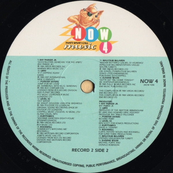 Various - Now That's What I Call Music 4 (LP) 51764 Vinyl LP Dubbel Vinyl Goed / Hoes Zie Foto