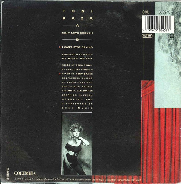 Toni Kaza - Isn't Love Enough 31475 Vinyl Singles Vinyl Goed / Hoes Goed