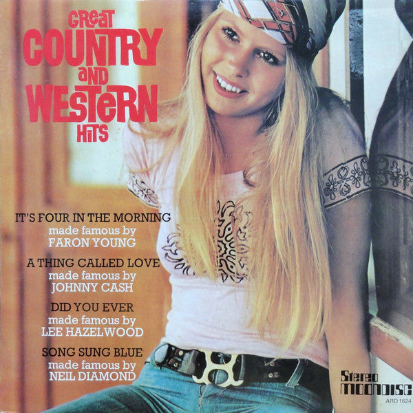 Various - Great Country And Western Hits (LP) 44499 Vinyl LP Vinyl Goed / Hoes Goed