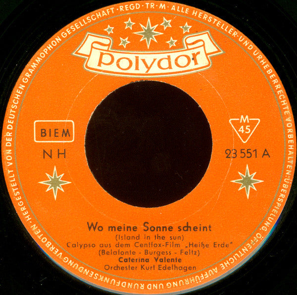 Caterina Valente - Wo meine Sonne Scheint 40053