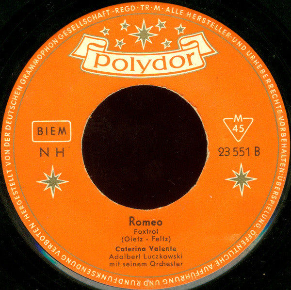 Caterina Valente - Wo meine Sonne Scheint 40053