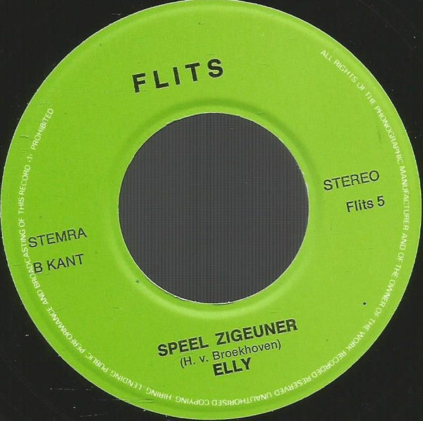 Elly - Barcarole In De Nacht Vinyl Singles Vinyl Zeer Goed / Hoesje Goed "VINYLSINGLES.NL"