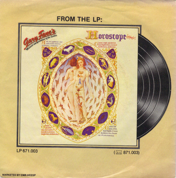 Gary Fane - Aquarius Vinyl Singles Vinyl Zeer Goed / Hoesje Goed "VINYLSINGLES.NL"