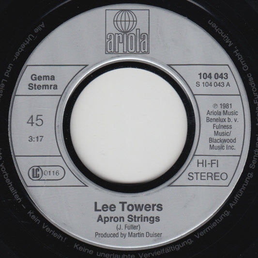 Lee Towers - Apron Strings 03920 Vinyl Singles Vinyl Goed / Hoes Generic
