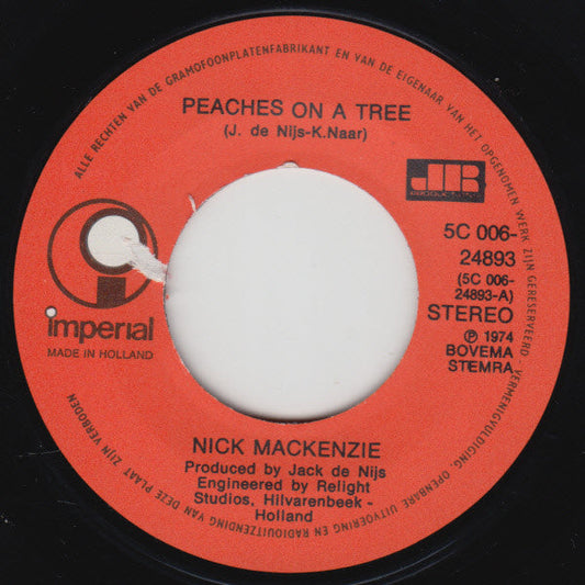 Nick MacKenzie - Peaches On A Tree 42097 Vinyl Singles Vinyl Goed / Hoes Generic
