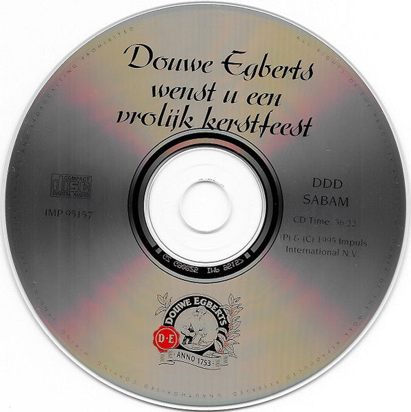 Various - Douwe Egberts Wenst U Een Vrolijk Kerstfeest (CD) 71094 Compact Disc Goede Staat