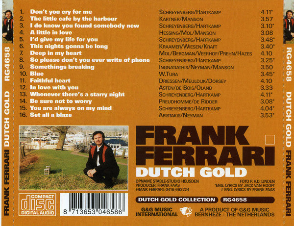 Frank Ferrari - Dutch Gold (CD) 70409 Compact Disc Goede Staat