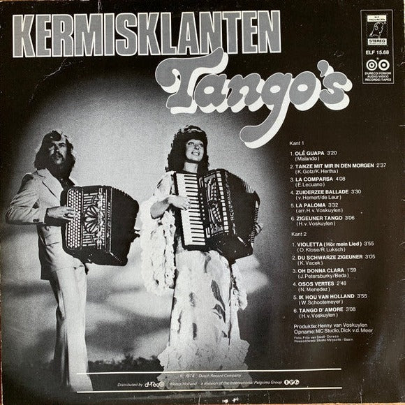 Kermisklanten - Tango's (LP) (B) Vinyl LP Vinyl Goed / Hoes Goed