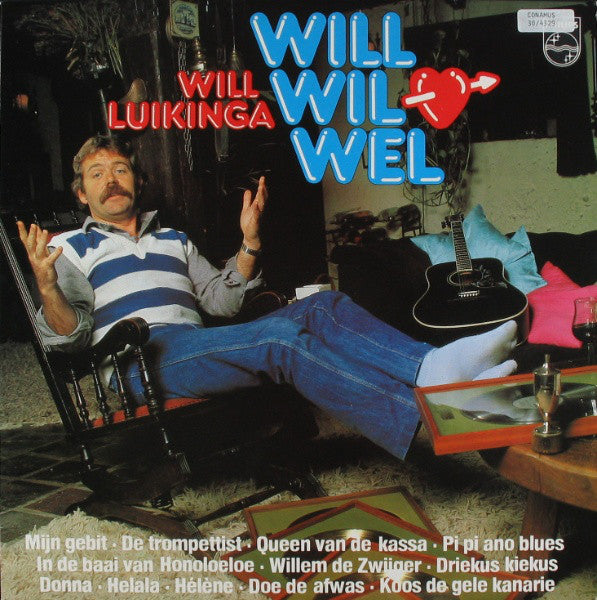 Will Luikinga - Will Wil Wel (LP) 42378 Vinyl LP Vinyl Goed / Hoes Goed