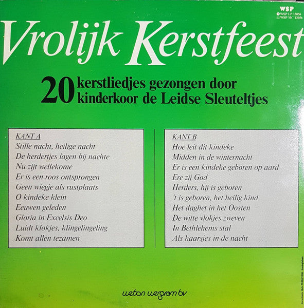 Leidse Sleuteltjes - Vrolijk Kerstfeest (LP) 46129 Vinyl LP Vinyl Goed / Hoes Goed