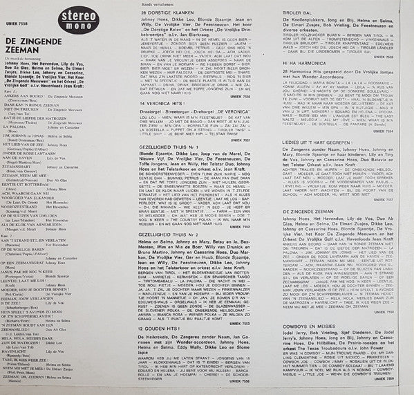 Johnny Hoes – Der singende Seemann – 28 Harbor Melodies (LP) 43868