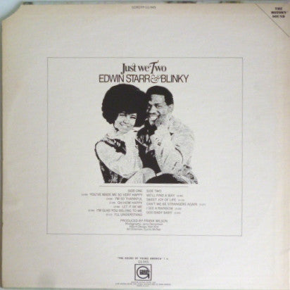 Edwin Starr & Blinky - Just We Two (LP) Vinyl LP Vinyl Zeer Goed / Hoesje Goed "VINYLSINGLES.NL"