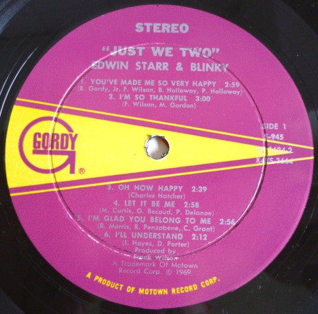 Edwin Starr & Blinky – Just We Two (LP) 48266
