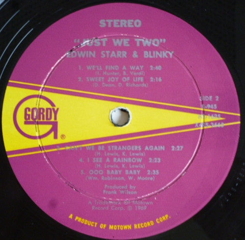 Edwin Starr & Blinky – Just We Two (LP) 48266