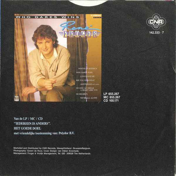 René Froger & Het Goede Doel - Alles Kan Een Mens Gelukkig Maken Vinyl Singles Vinyl Goed / Hoes Goed