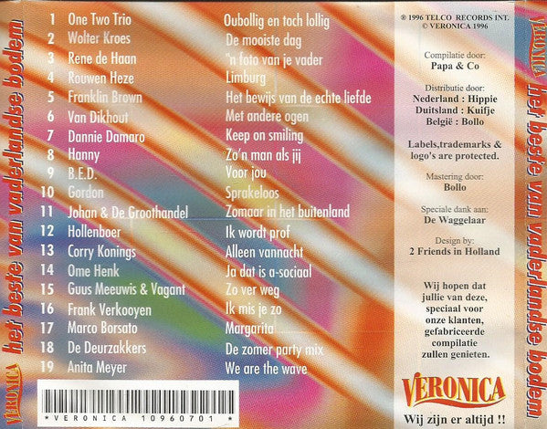 Various - Veronica Het Beste Van Vaderlandse Bodem (CD) 70575 Compact Disc Goede Staat