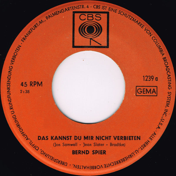 Bernd Spier - Das Kannst Du Mir Nicht Verbieten 33048