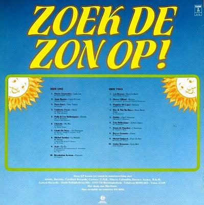 Various - Zoek De Zon Op (LP) 49196 Vinyl LP Vinyl Goed / Hoes Goed