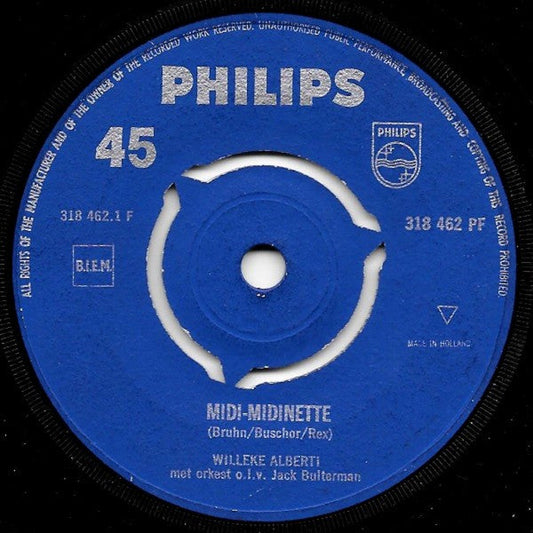 Willeke Alberti - Midi-Midinette 40356 Vinyl Singles Vinyl Goed / Hoes Generic