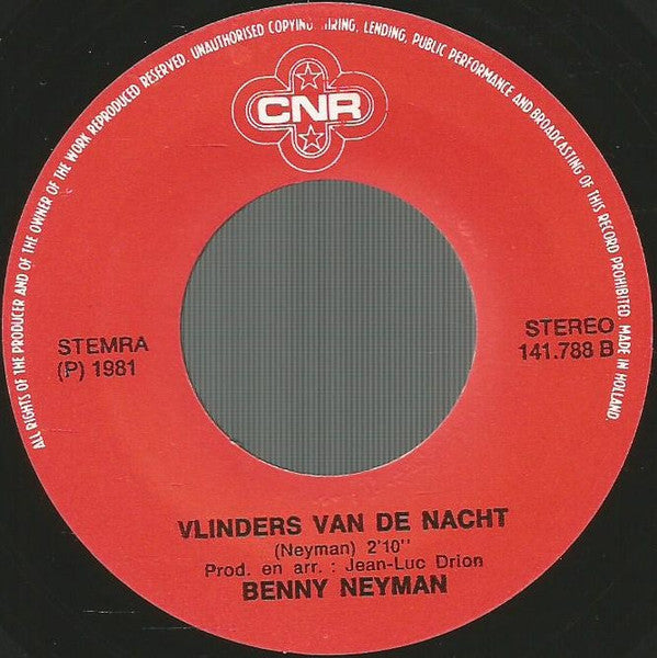 Benny Neyman - Vrijgezel Vinyl Singles Vinyl Goed / Hoes Generic